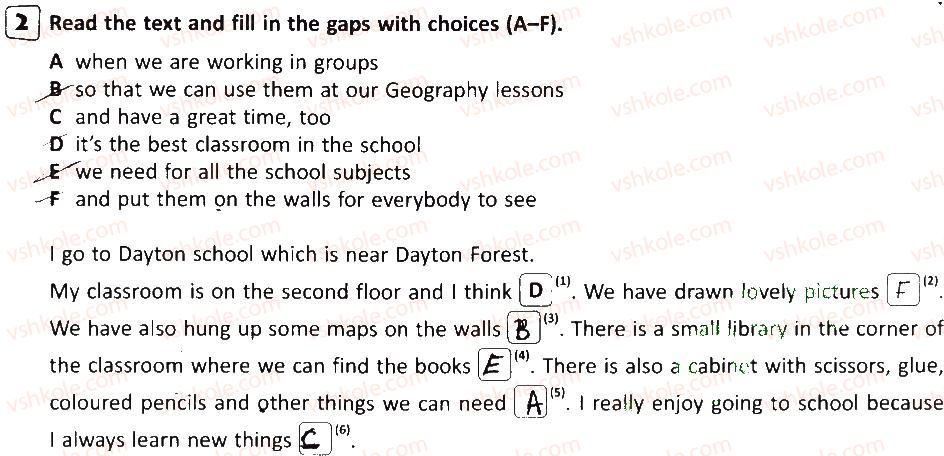 фото задание 2 - lessons 4-5 - unit 9. school life