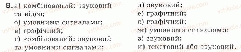 фото задание 8 - 1.1. повідомлення. інформація - розділ 1. інформація та повідомлення. інформаційні процеси