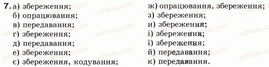 фото задание 7 - 1.2. інформаційні процеси - розділ 1. інформація та повідомлення. інформаційні процеси