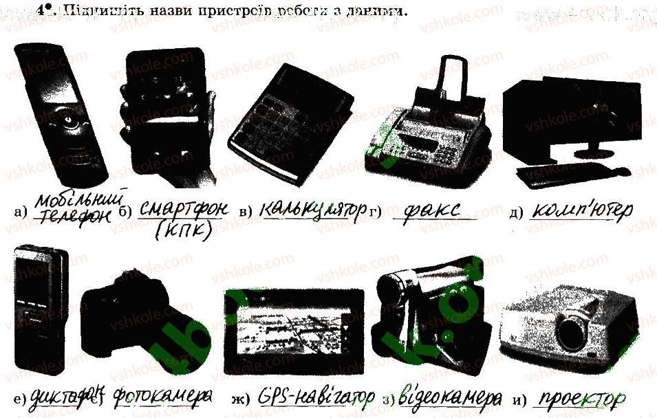 фото задание 4 - 3. дані та пристрої для роботи з ними - розділ 1. інформація та повідомлення. інформаційні процеси