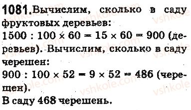 фото задание 1081 - ответы на упражнения 1001 - 1100