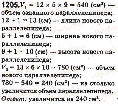 фото задание 1205 - ответы на упражнения 1101 - 1226