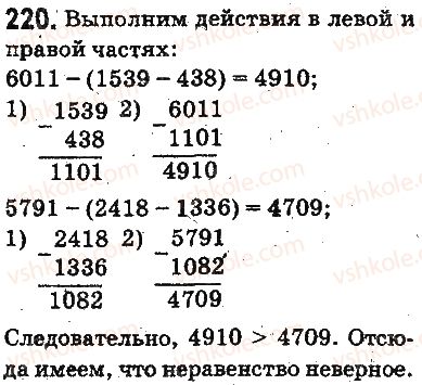 фото задание 220 - ответы на упражнения 201 - 300