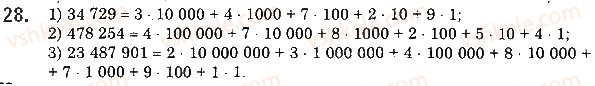 фото задание 28 - 2. цифри. десятковий запис натуральних чисел - § 1. натуральні числа