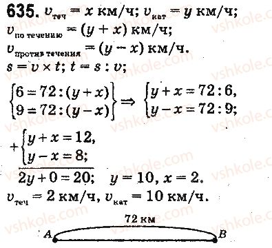 фото задание 635 - § 17. типы задач и способы их решения - глава 3. действия второй ступени над натуральными числами