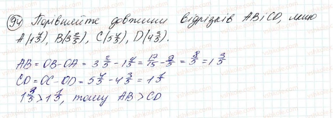 фото задание 94 - задачі на повторення