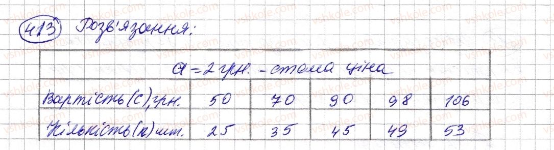 фото задание 413 - § 12. текстові задачі - розділ 1. натуральні числа і дії з ними. геометричні фігури і величини