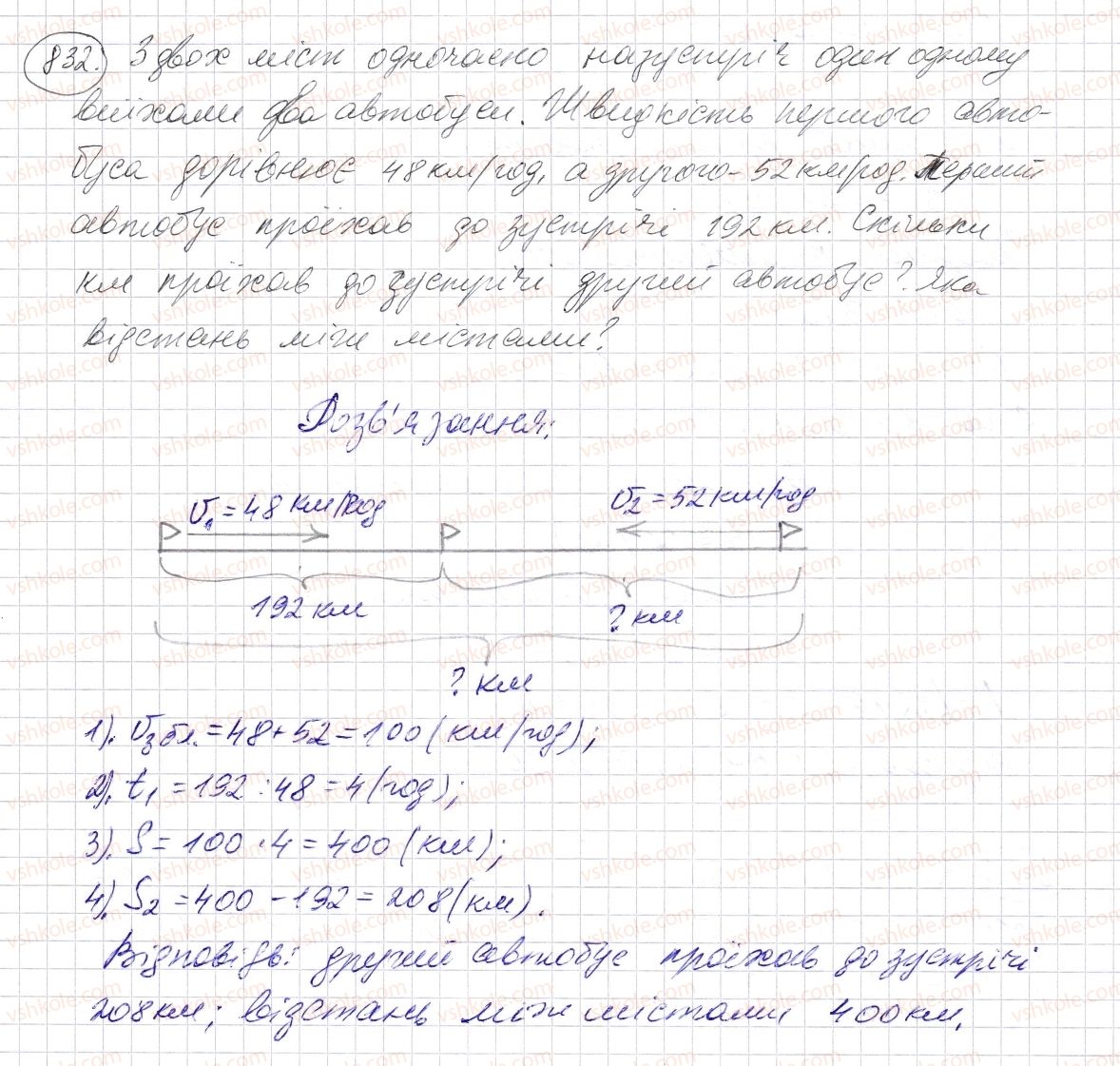 фото задание 832 - § 24. площа прямокутника і квадрата - розділ 1. натуральні числа і дії з ними. геометричні фігури і величини