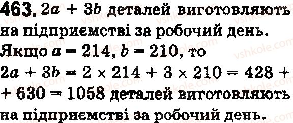фото задание 463 - § 13. текстові задачі економічного змісту - розділ 1. натуральні числа і дії з ними. геометричні фігури і величини