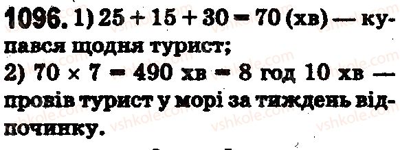 фото задание 1096 - § 32. додавання і віднімання звичайних дробів з однаковими знаменниками - розділ 2. дробові числа і дії з ними