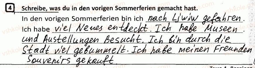 фото задание 4 - stunde 44. was hast du in den ferien gemacht?/чим ти займався на канікулах? - stunde 40-52