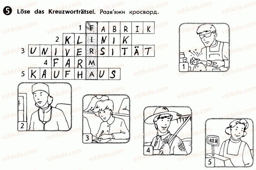 фото задание 5 - st. 17. wo arbeiten diese leute! де працюють ці люди! - lektion 2. meine familie und meine freunde