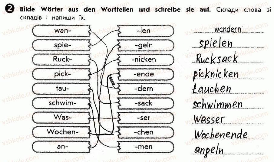 фото задание 2 - st. 36. «ich wandre ja so gerne...» «я люблю мандрувати...» - lektion 4. freizeit