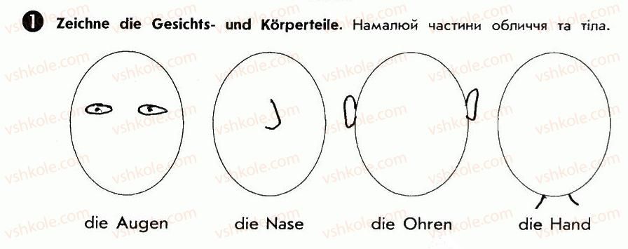 фото задание 1 - st. 40. körperteile. частини тіла - lektion 5. der mensch