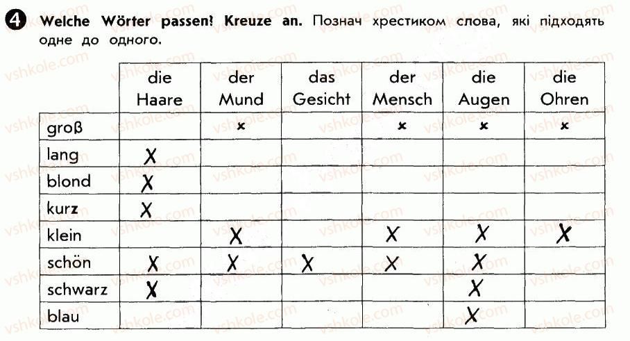 фото задание 4 - st. 41. wie sieht der mensch aus! який вигляд має людина? - lektion 5. der mensch