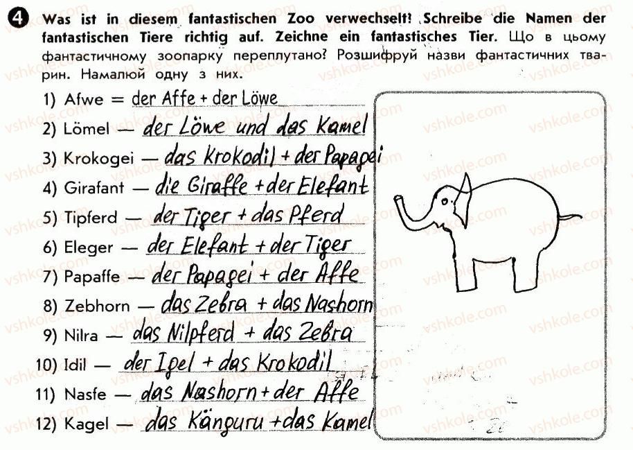 фото задание 4 - st. 51. im zoo. у зоопарку - lektion 6. natur und umwelt