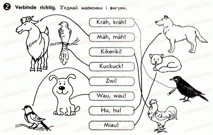 фото задание 2 - st. 54. unsere tiere. наші тварини - lektion 6. natur und umwelt