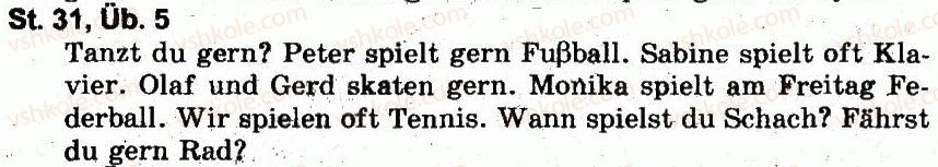 фото задание 5 - st. 31 was machst du gern? чим ти любиш займатися? - lektion 4. freizeit
