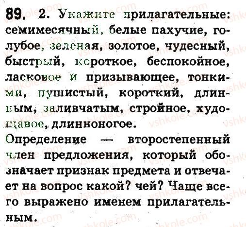 фото задание 89 - синтаксис и пунктуация