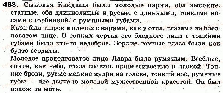 фото задание 483 - § 34. местоимение. понятие о местоимении. личные местоимения - морфология
