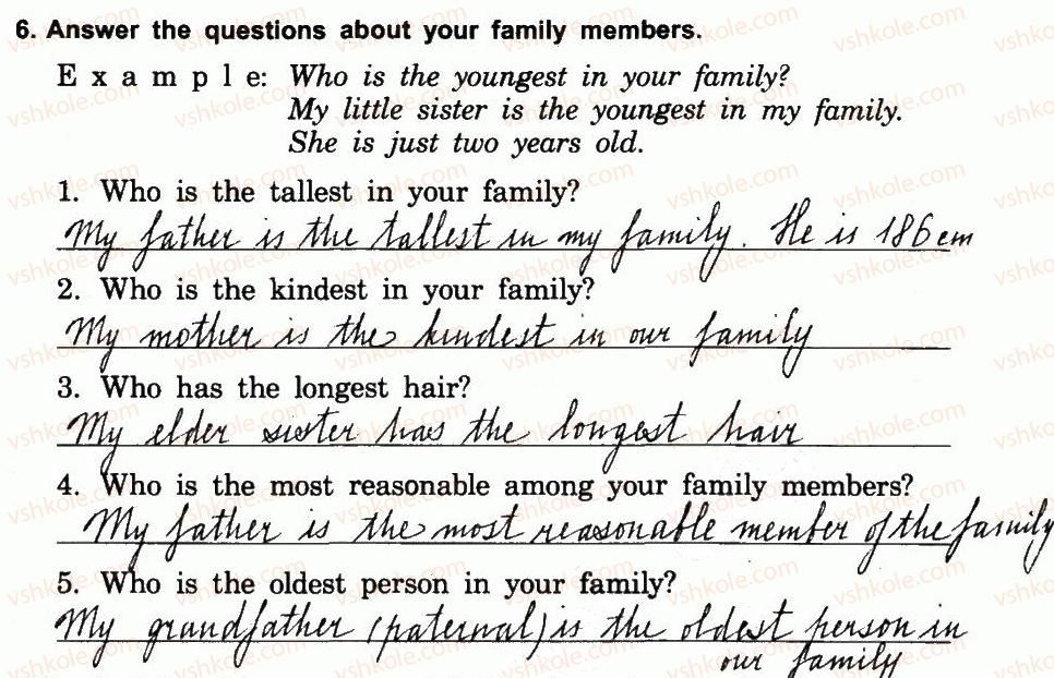 фото задание 6 - 1.2. what do we look like? - unit one: we are a family