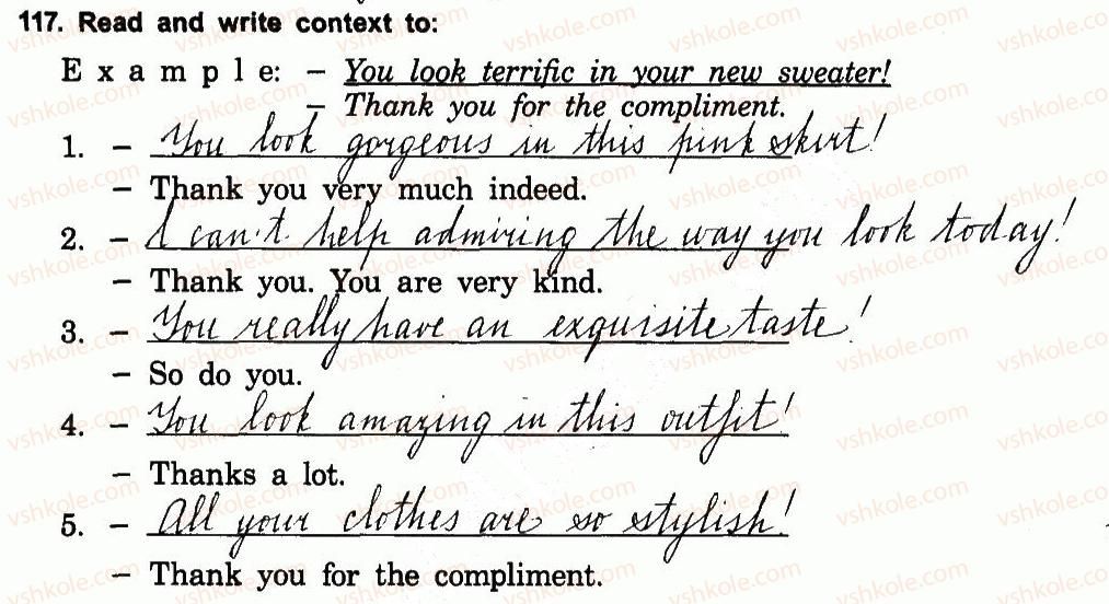 фото задание 117 - 6.4. you look wonderful today! - unit six: wear it!