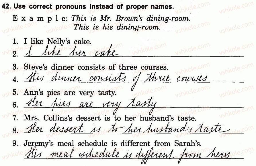 фото задание 42 - 3.1. meals at home - unit three: eat with pleasure!