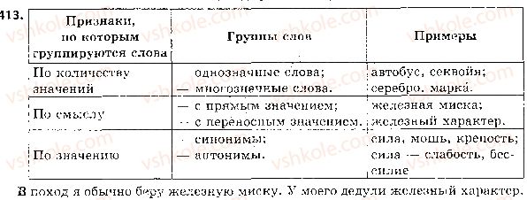 фото задание 413 - ответы к упражнениям № 401 - 500