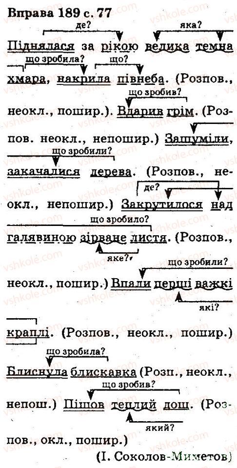 фото задание 189 - синтаксис. пунктуація