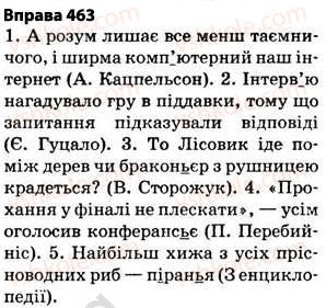 фото задание 463 - § 32. написання слів іншомовного походження - фонетика. графіка. орфоепія. орфографія