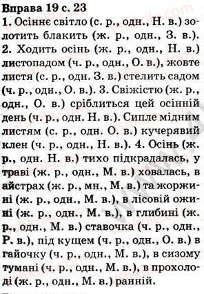 фото задание 19 - § 2. іменник. голосні у відмінкових закінченнях іменників - повторення вивченого в початкових класах