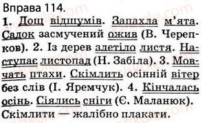 фото задание 114 - § 12. другорядні члени речення: додаток, означення, обставини - відомості з синтаксису і пунктуації