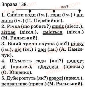 фото задание 138 - § 13. речення з однорідними членами (без сполучників і зі сполучниками а, але, і) - відомості з синтаксису і пунктуації