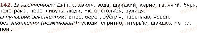 фото задание 142 - § 12. змінювані й незмінювані слова - будова слова. орфографія