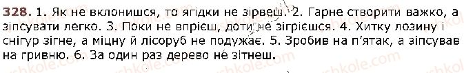 фото задание 328 - § 27. вимова і правопис префіксів з- (зі-, с-) - фонетика. графіка. орфоепія. орфографія