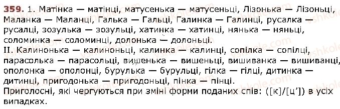 фото задание 359 - § 30. правила вживання знака м'якшення - фонетика. графіка. орфоепія. орфографія