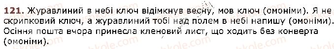 фото задание 121 - § 9. омоніми - лексикологія