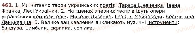 фото задание 462 - § 39. узагальнювальне слово при однорідних членах речення - відомості з синтаксису й пунктуації