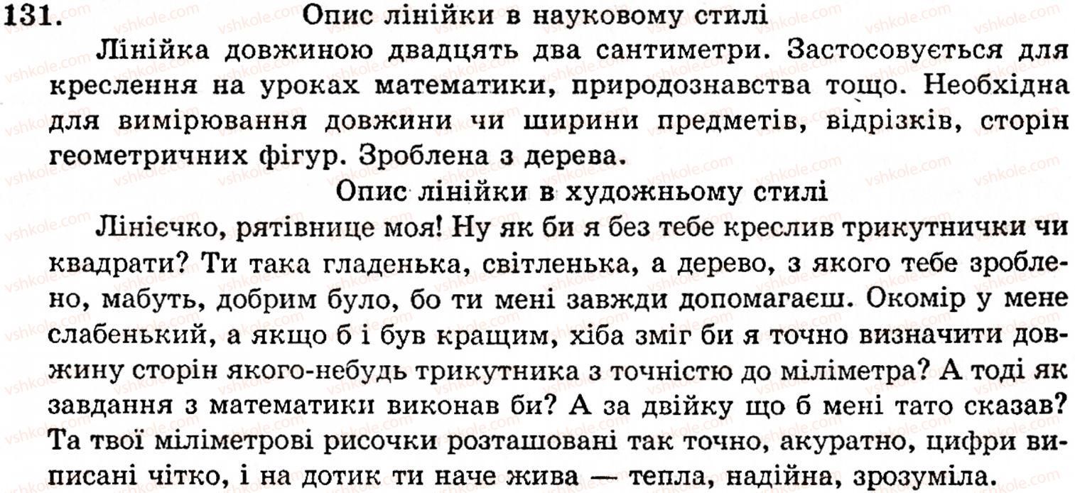 фото задание 131 - § 7. види речень за метою висловлювання: розповідні, питальні, спонукальні. окличні речення - синтаксис і пунктуація