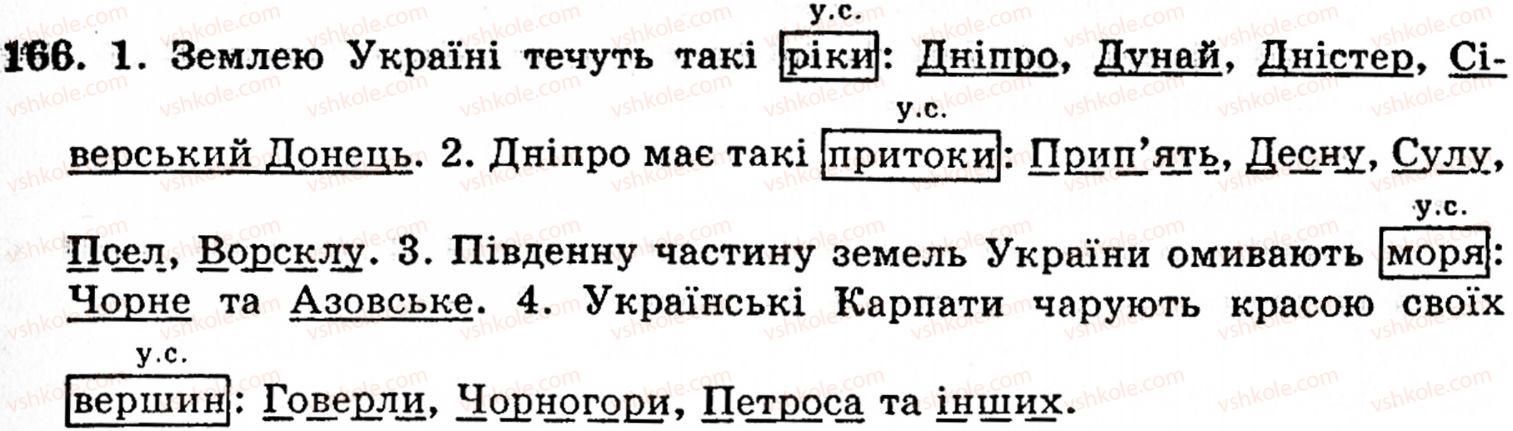 фото задание 166 - § 9. речення з однорідними членами - синтаксис і пунктуація