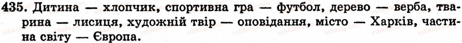 фото задание 435 - § 30. лексичне значення слова. однозначні й багатозначні слова. пряме й переносне значення слова - лексикологія