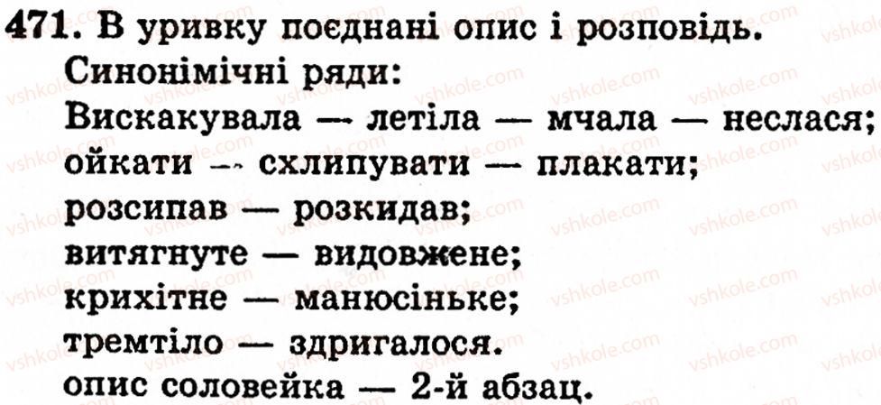 фото задание 471 - § 32. групи слів за значенням: синоніми, антоніми, омоніми - лексикологія