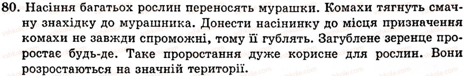 фото задание 80 - § 2. текст, його ознаки. тема й головна думка тексту. мікротеми тексту. поділ тексту на абзаци - поняття про текст