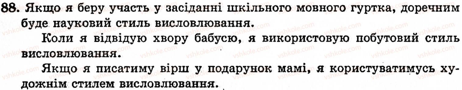 фото задание 88 - § 3. стилі мовлення - поняття про текст
