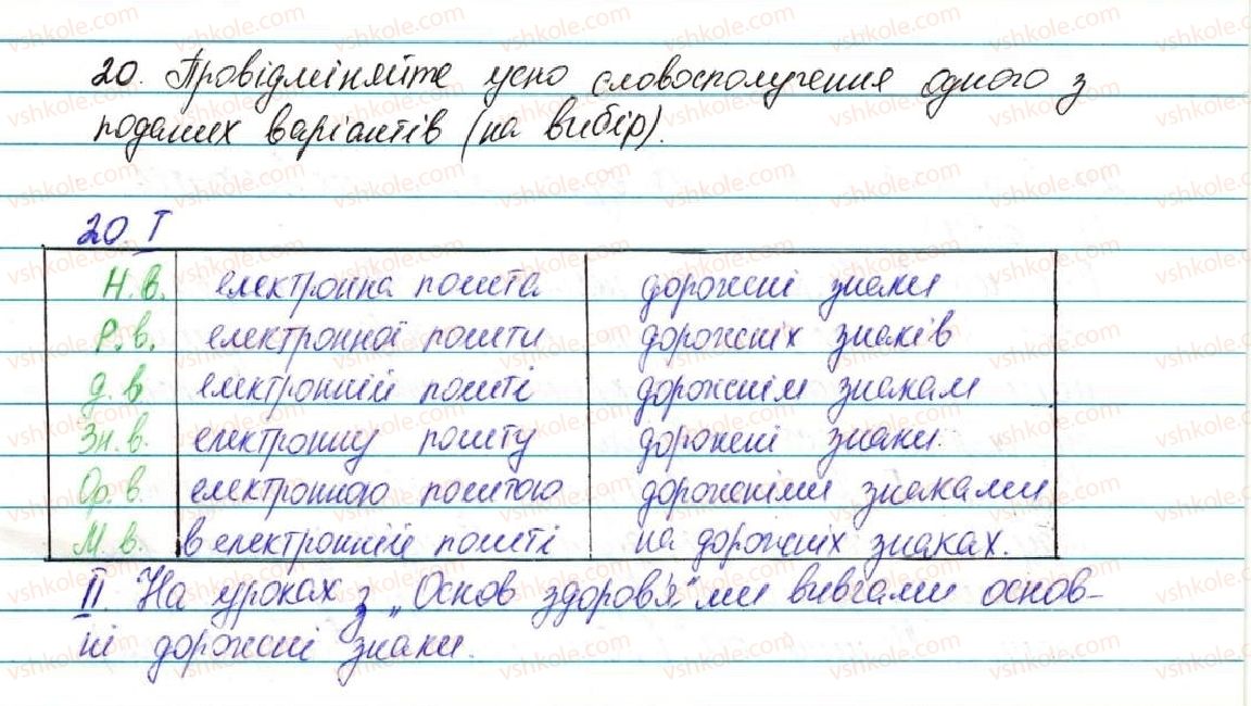 фото задание 20 - § 2. прикметник - вступ. повторення вивченого в початкових класах