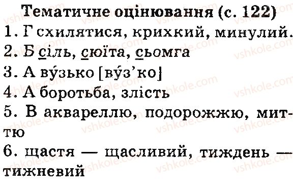 фото задание ст122 - готуємося до тематичного оцінювання