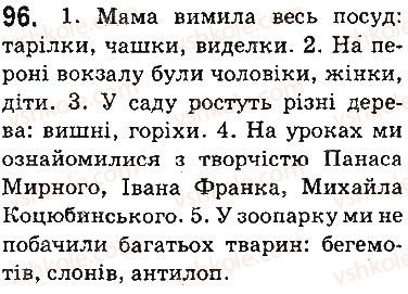 фото задание 96 - § 11. узагальнювальне слово перед однорідними членами речення - відомості із синтаксису та пунктуації. елементи стилістики