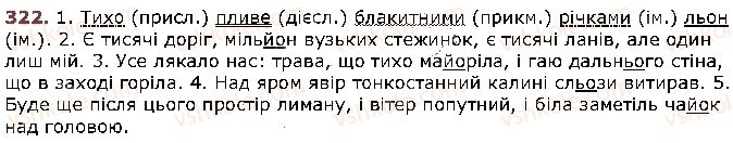 фото задание 322 - § 40. сполучення букв йо, ьо - фонетика. графіка. орфоепія. орфографія