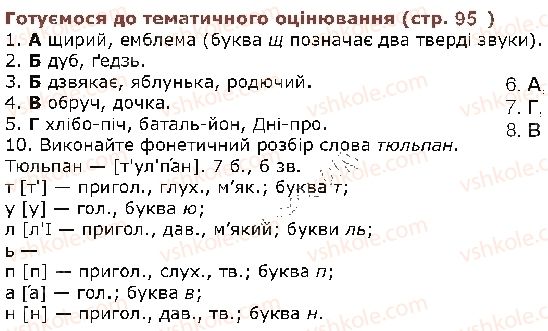 фото задание ст95 - готуємося до тематичного оцінювання