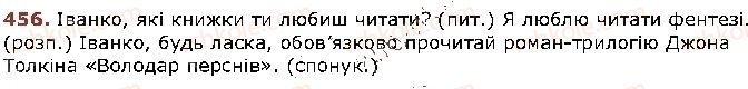 фото задание 456 - § 57. звертання - відомості із синтаксису і пунктуації